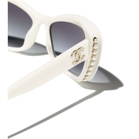 chanel sunglasses 6022-q|CHANEL Sunglasses: Square Sunglasses, acetate & lambskin — .